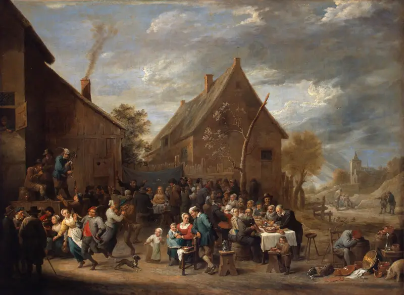 Peasant Wedding David Teniers the Younger